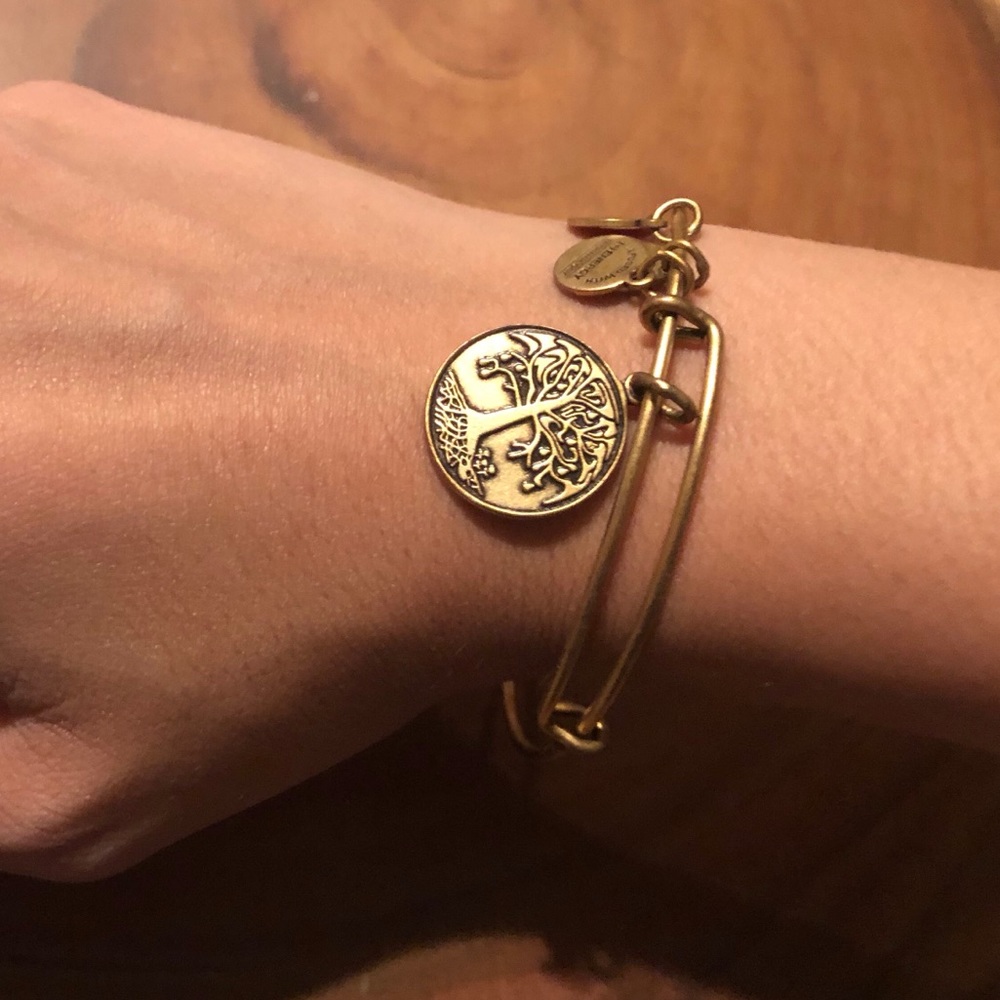 Alex & Ani Tree Charm Bangle